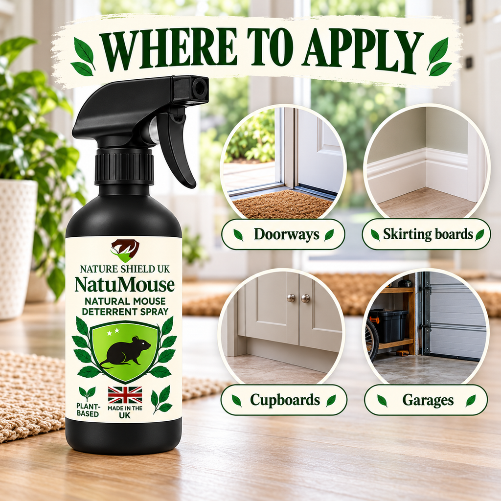 NatuMouse – Natural Mouse Deterrent Spray, 250 ml