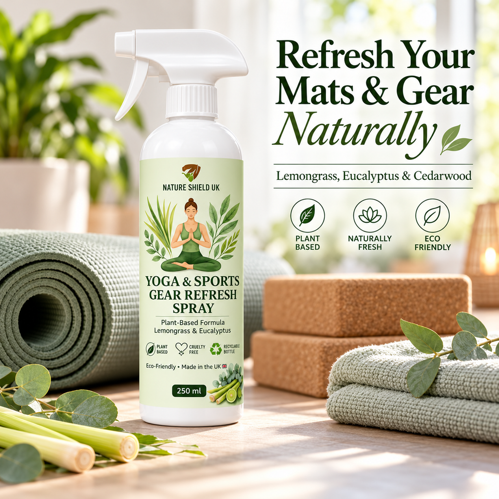 Nature Shield UK – Yoga & Sports Gear Refresh Spray, 250 ml